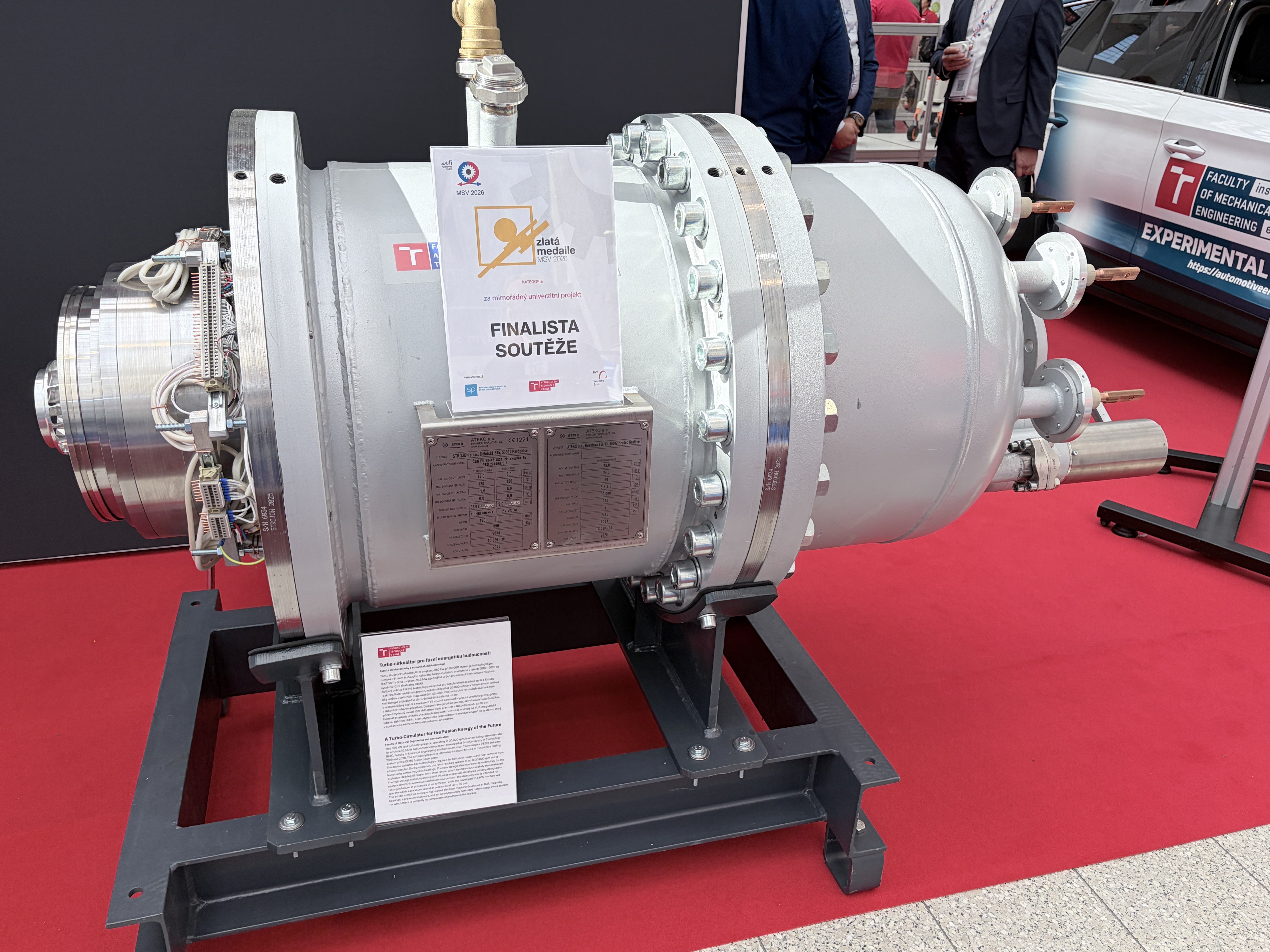       
          ATEKO představilo na Mezinárodním strojírenském veletrhu projekt pro budoucí fúzní energetiku
      
